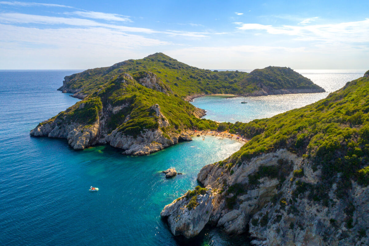 Beaches in Corfu near Merchant House 3