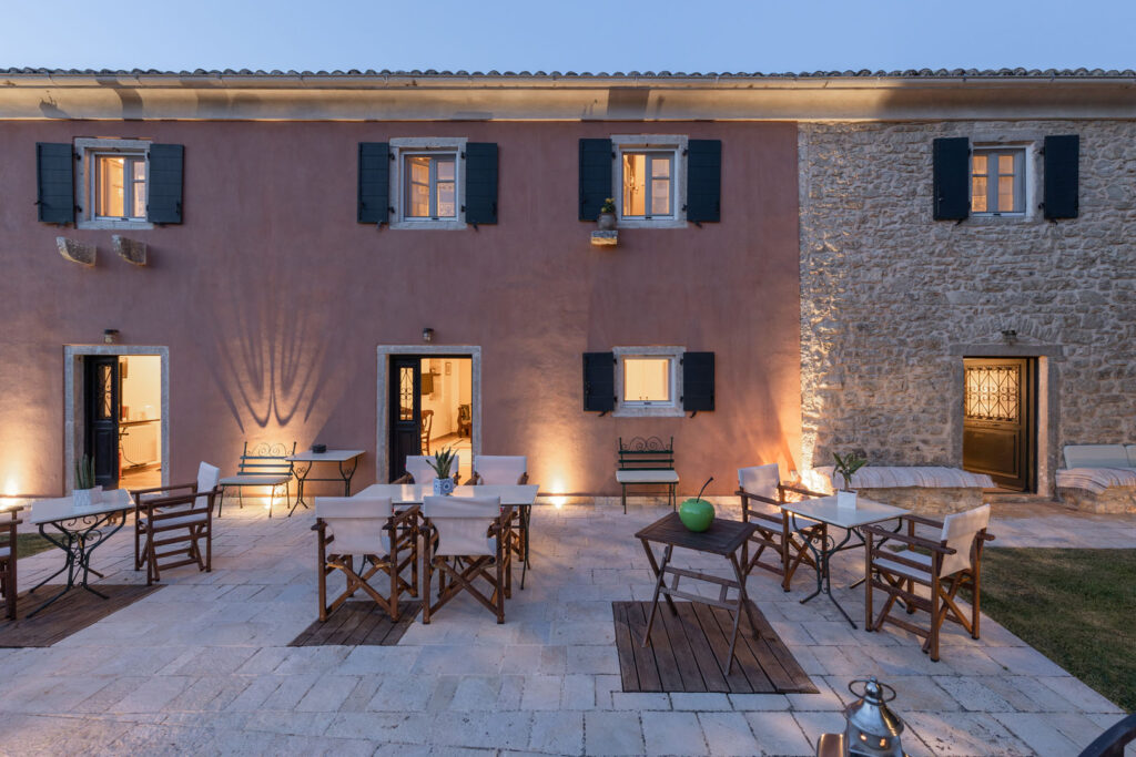 Old Perithia by night at The Merchant House Hotel